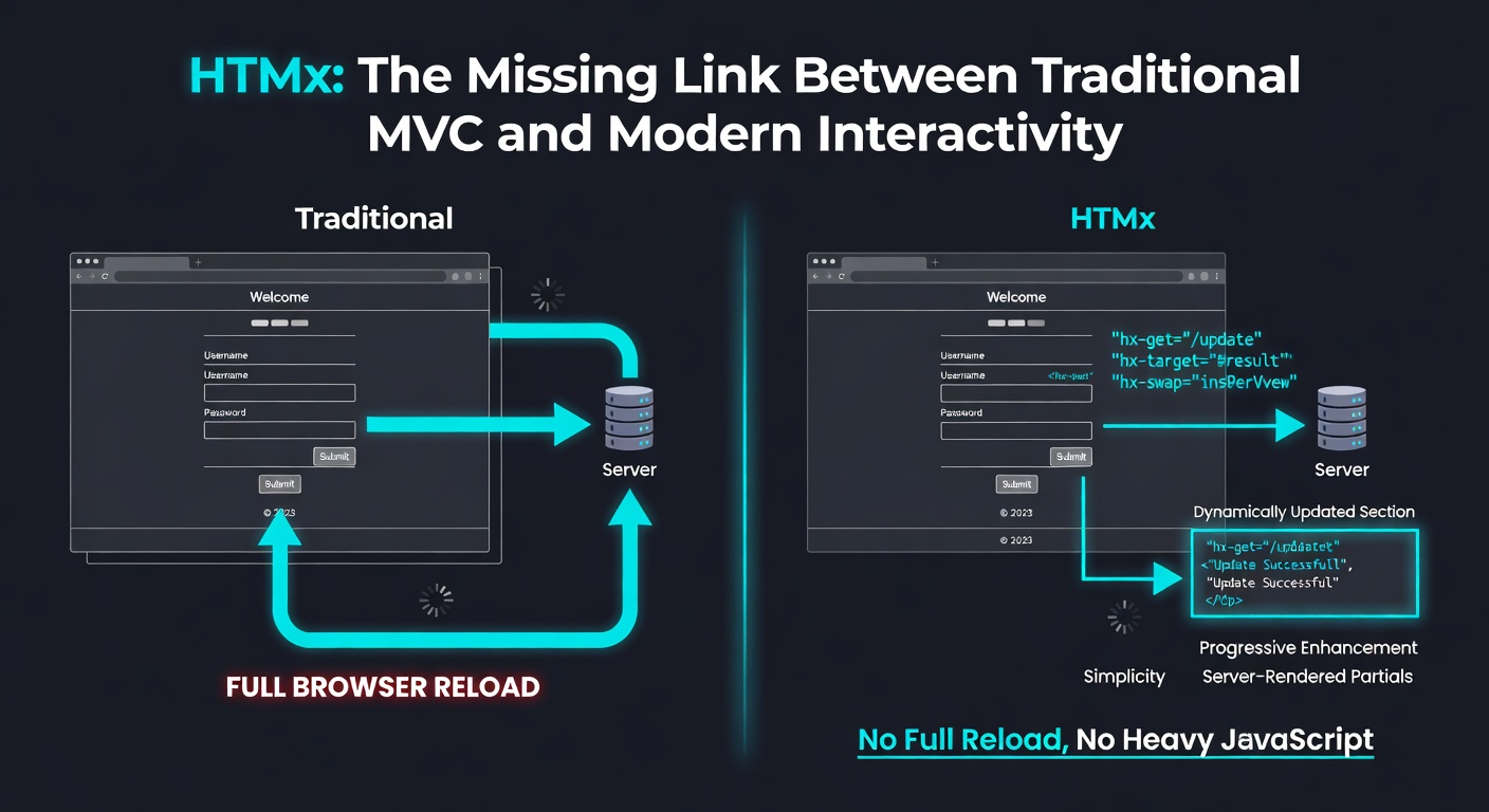 HTMx: The Missing Link Between Traditional MVC and Modern Interactivity